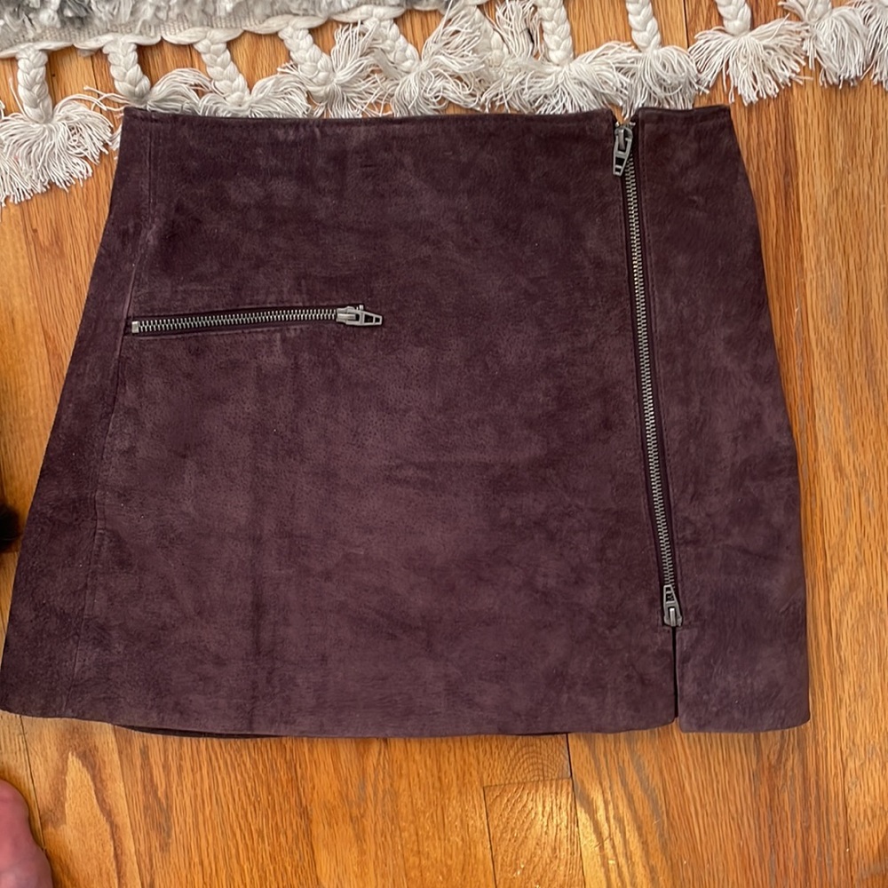 Blank NYC suede skirt